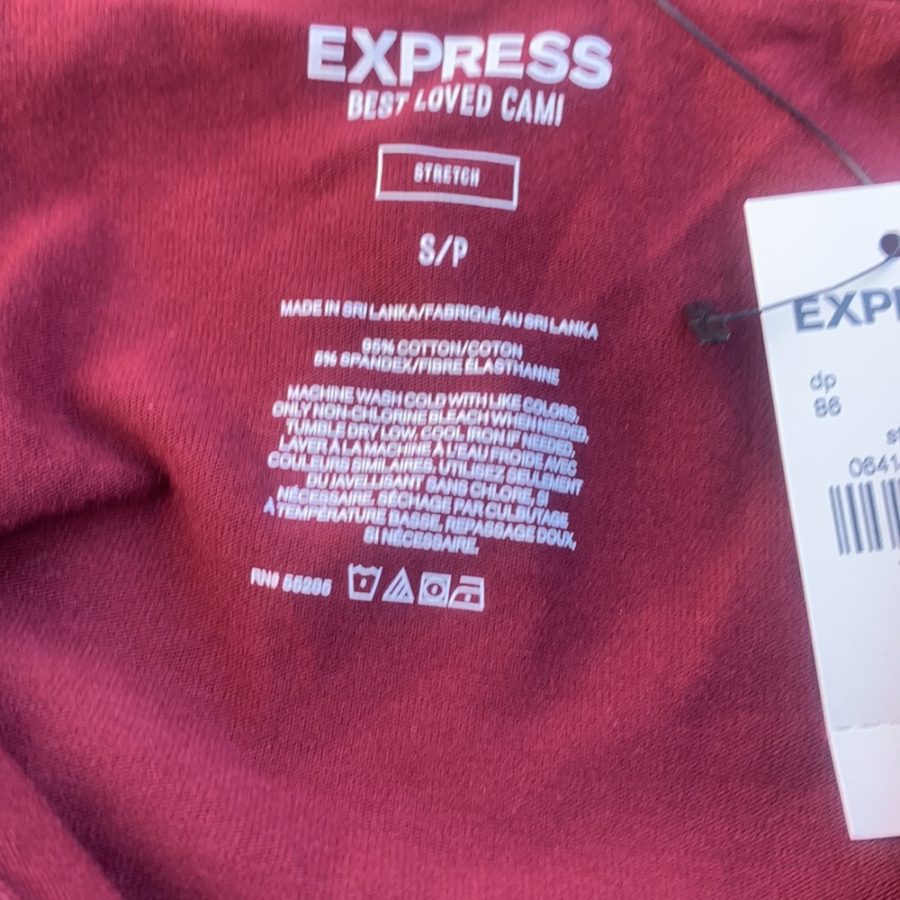 3 NWT Express Best Loved Cami in marron, olive , dk green! All new - Picture 8 of 10